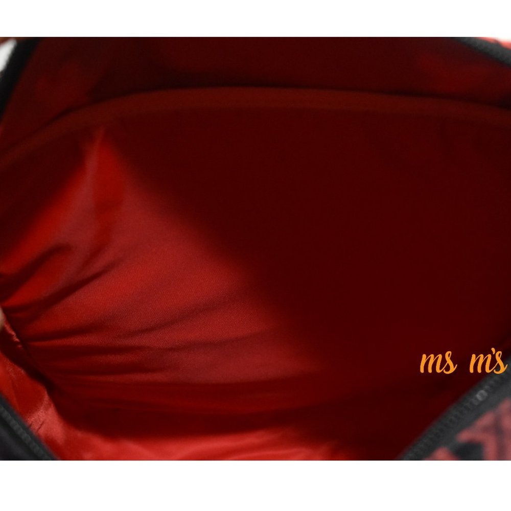 NWT Christian Louboutin Red Black Nylon Backpack - Picture 11 of 11